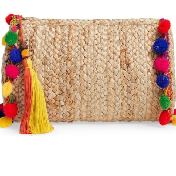 Shiraleah Handbags - Santana Pom Pom Clutch